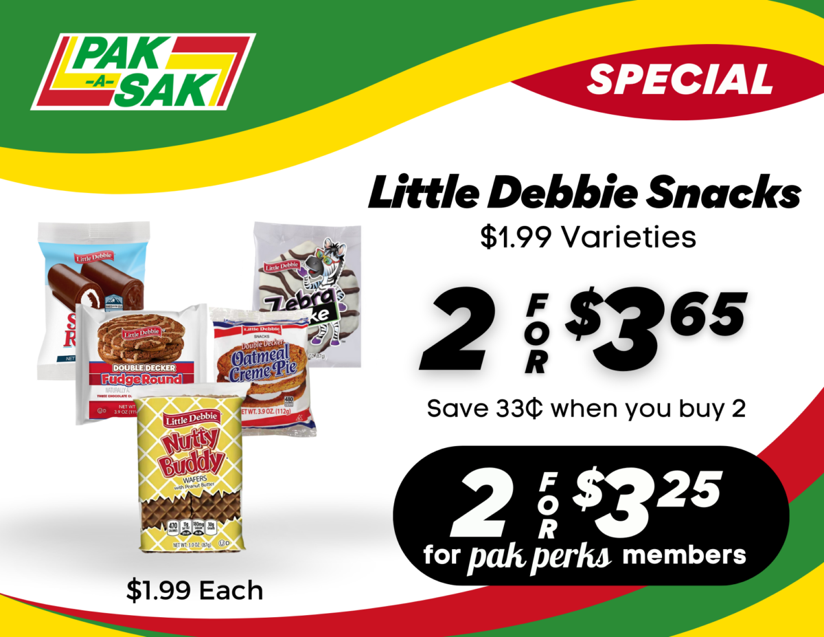 Pak A Sak Promotions | Convenience Stores Serving West Texas